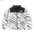 The North Face 1996 Retro Nuptse Jacket – White & Black Graphic Print | Women's & Men's Styling