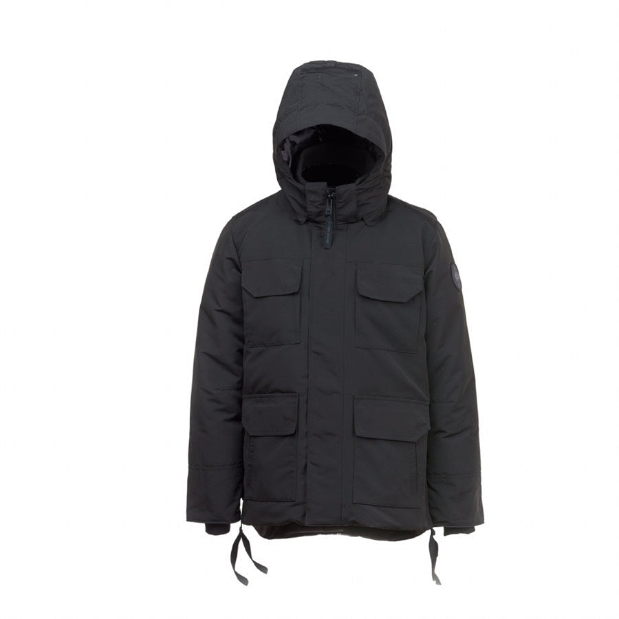 Canada Goose Women's Navy Parka Down Jacket With Coyote Fur