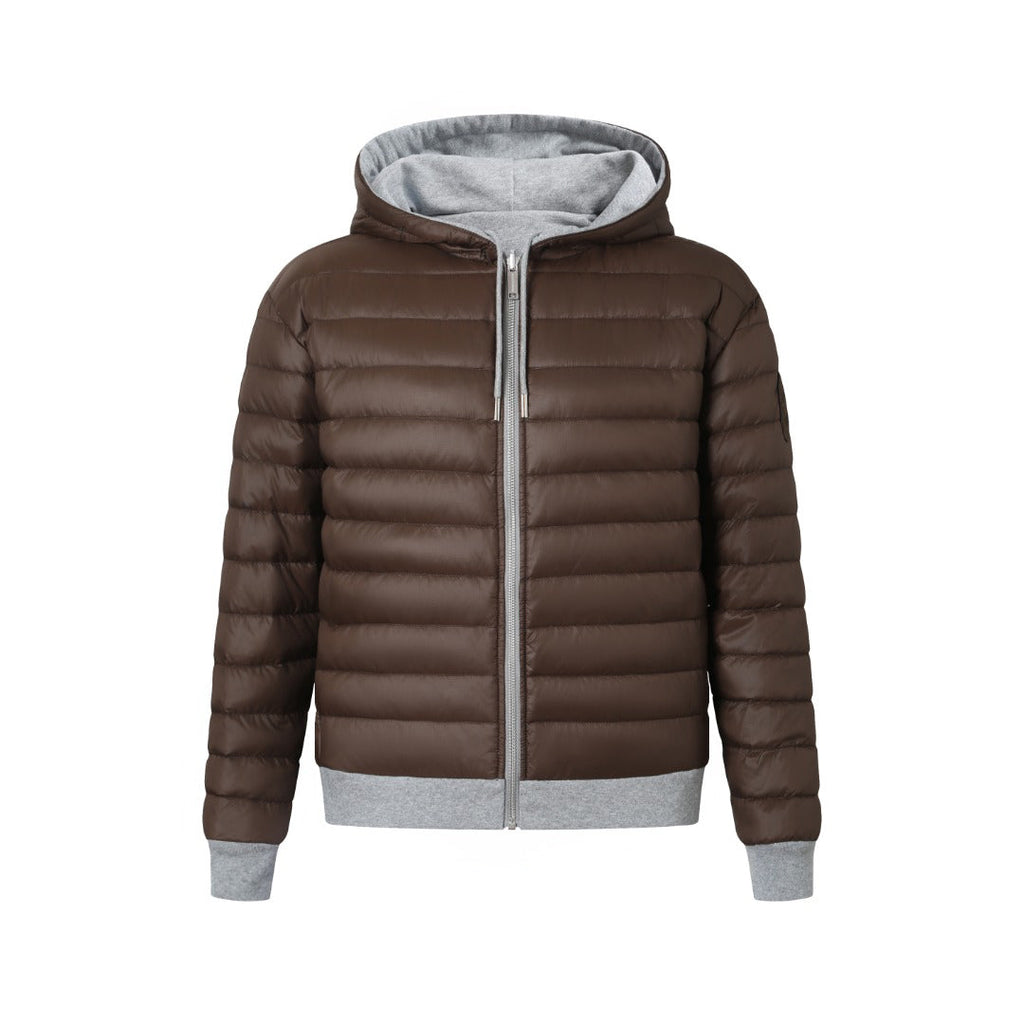 Canada Goose Women's Men's Fuse Reversible Hoody Down Jacket - Brown