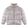 The North Face 1996 Retro Nuptse Jacket – Light Grey Marble Print Color Block | Women's & Men's Styling