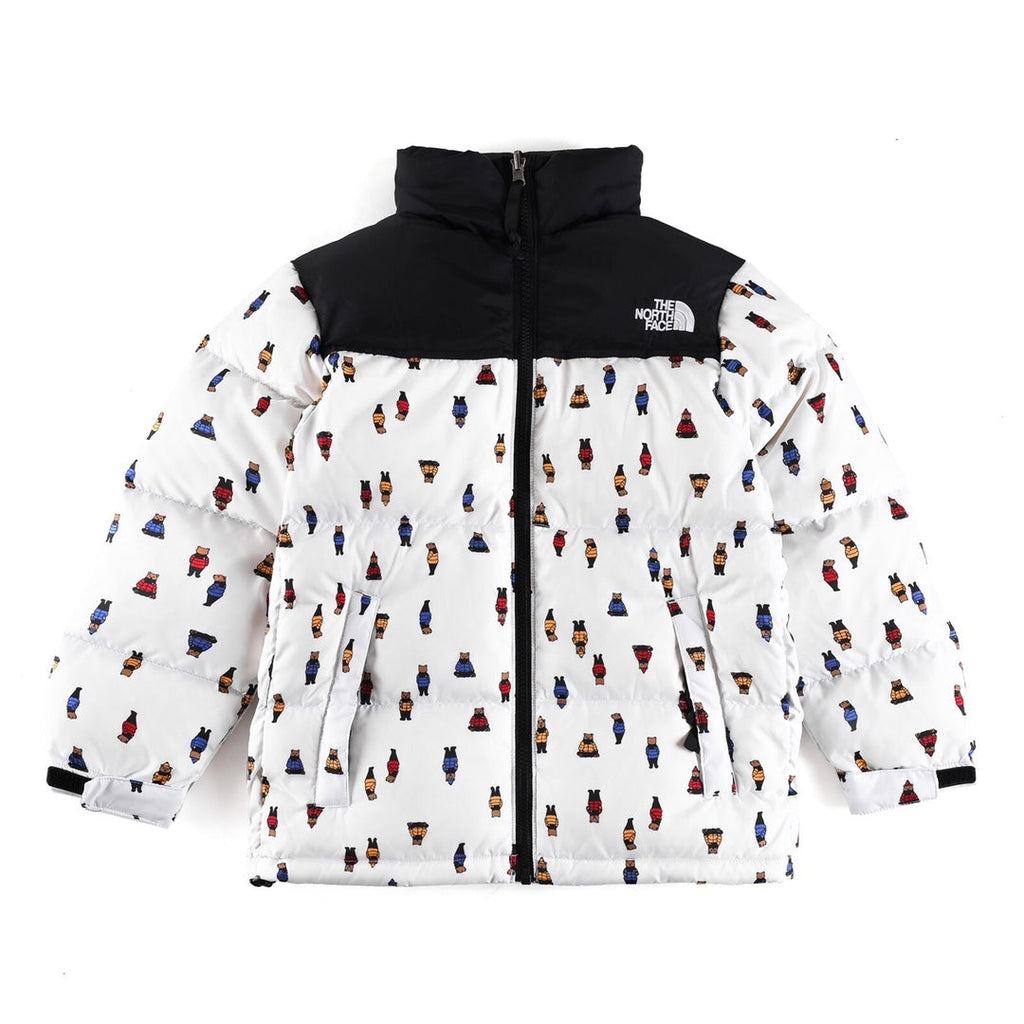 The North Face 1996 Retro Nuptse Jacket White Bear Print | Women's & Men's Streetwear