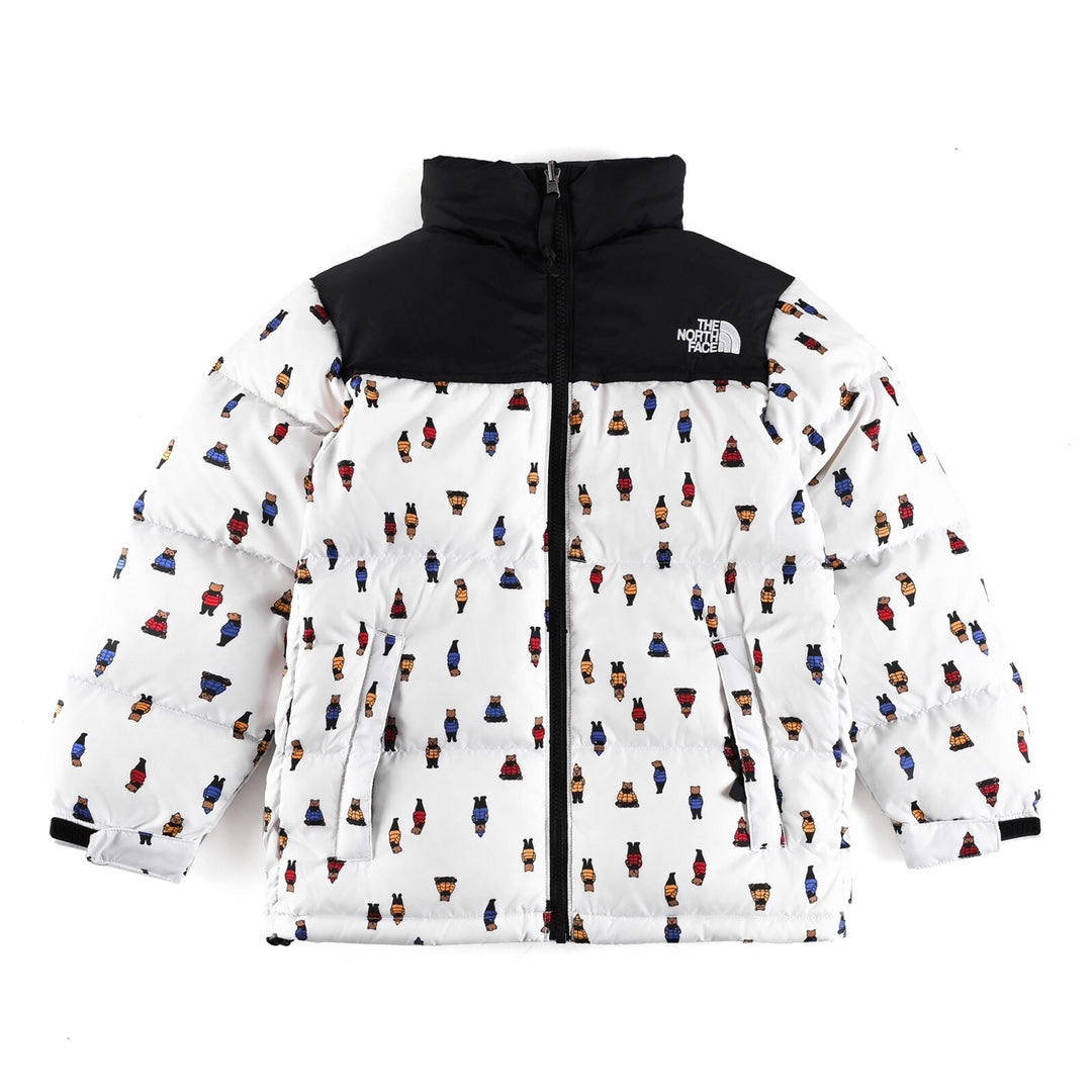 The North Face 1996 Retro Nuptse Jacket White Bear Print | Women's & Men's Streetwear