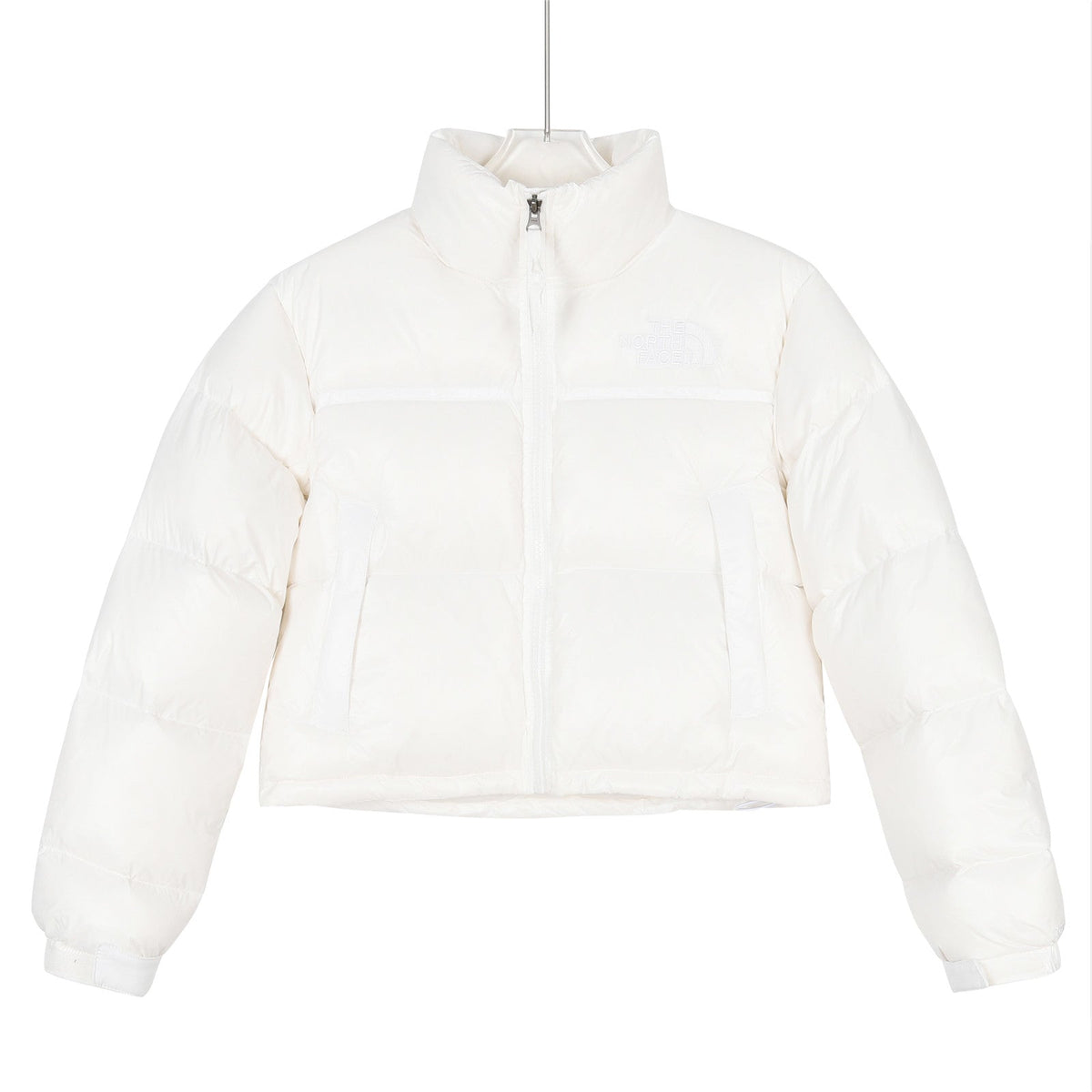 The North Face Cropped Puffer Jacket – Off White | Women's & Men's Styling