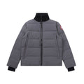 Canada Goose Women's Men's Black Label Cropped Puffer Jacket - Grey