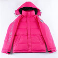 Canada Goose Women's Men's Short Hooded Down Jacket - Hot Pink