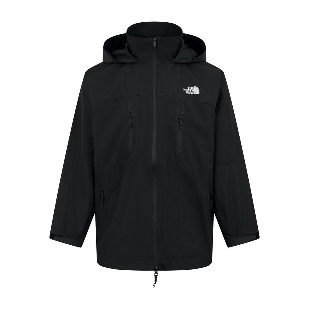 The North Face Men's Hooded Jacket | Solid Black | Women's Styling Inspiration