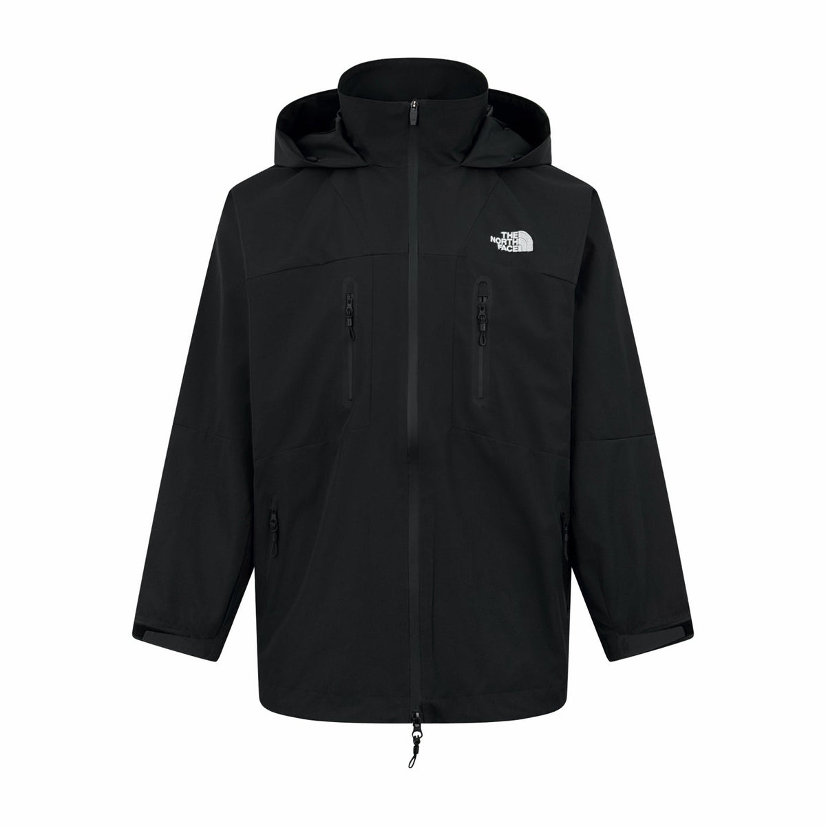 The North Face Men's Hooded Jacket | Solid Black | Women's Styling Inspiration