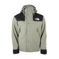 The North Face Women's Men's GORE-TEX Hooded Mountain Jacket - Sage Green & Black Color Block Waterproof Shell