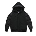 Canada Goose Women's Men's Hooded Down Bomber Jacket - Black
