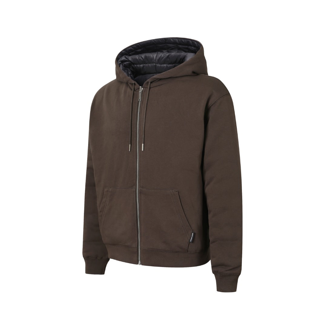 Canada Goose Women's Men's Full-Zip Hooded Down Jacket - Brown