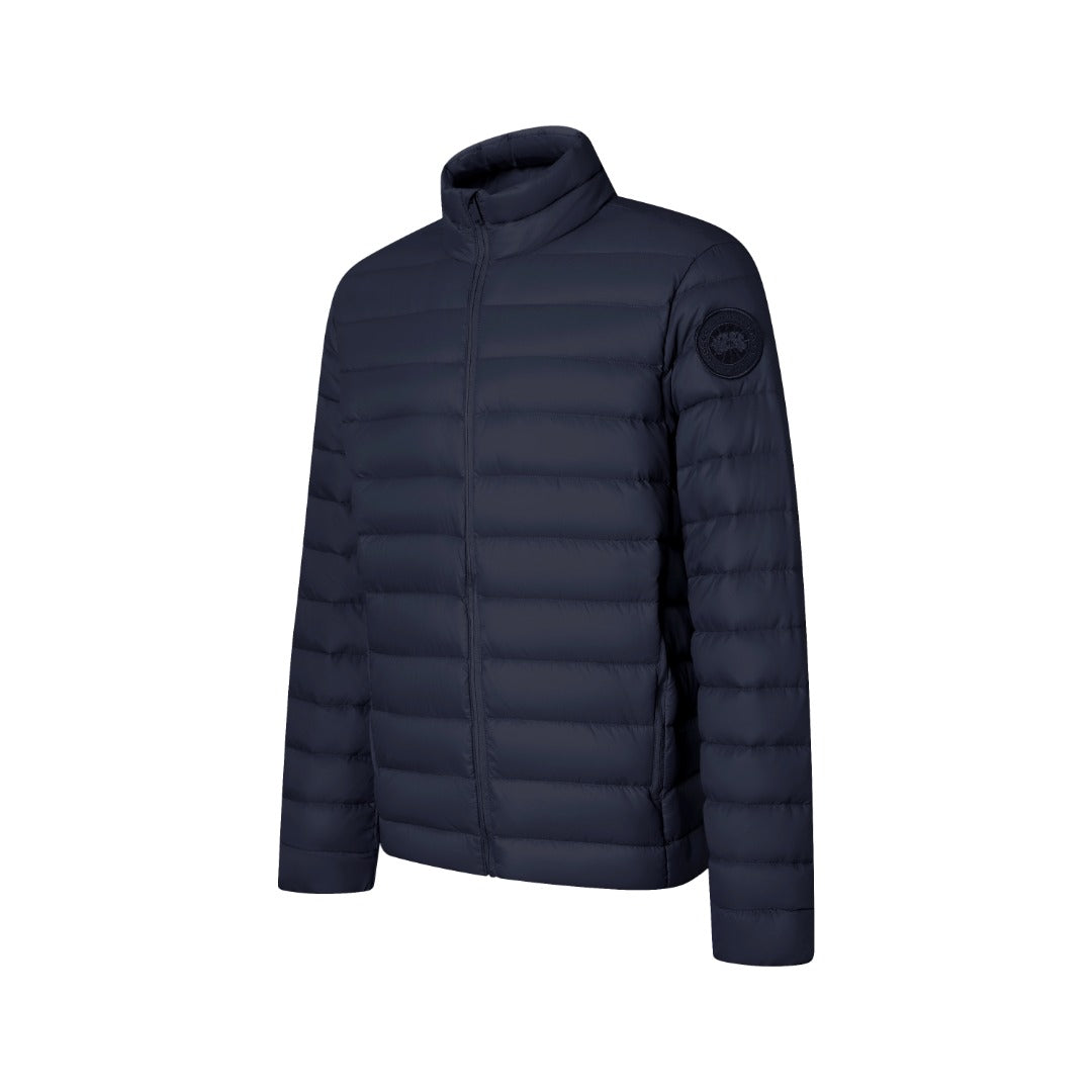 Canada Goose Women's Men's Lightweight Stand Collar Puffer Jacket - Navy Blue