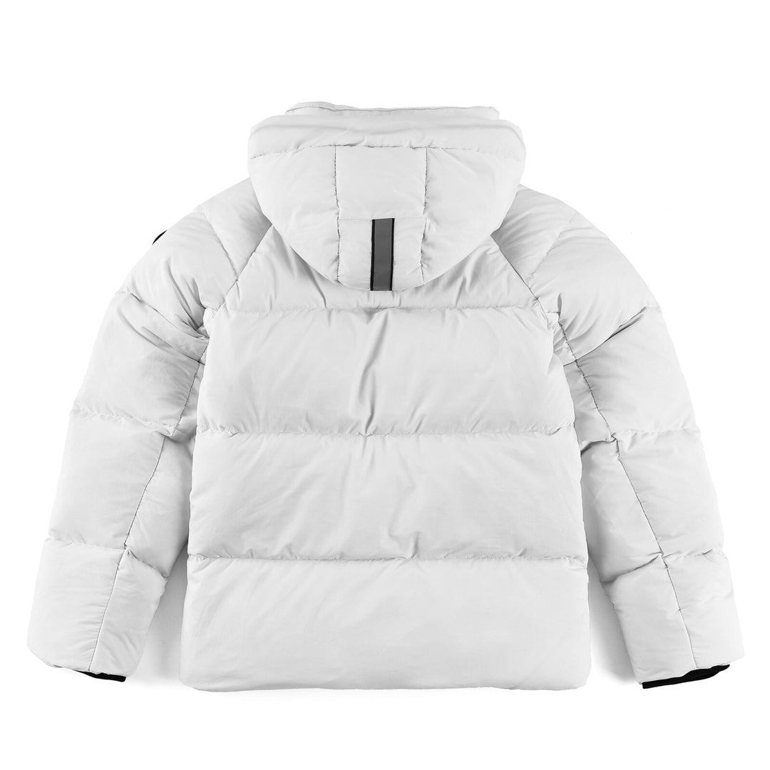 Canada Goose Women's Men's Short Hooded Down Jacket - White