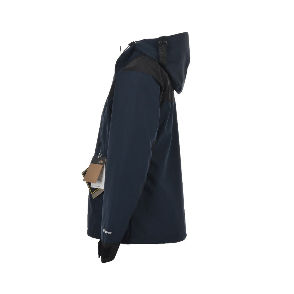 The North Face Men's GORE-TEX Hooded Jacket | Navy & Black Color Block | Women's Styling Inspiration