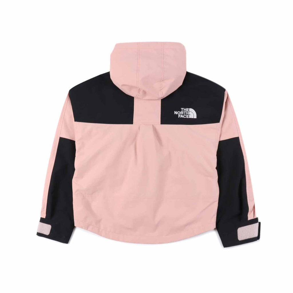 The North Face Women's Cropped Hooded Jacket Pink Black Color Block