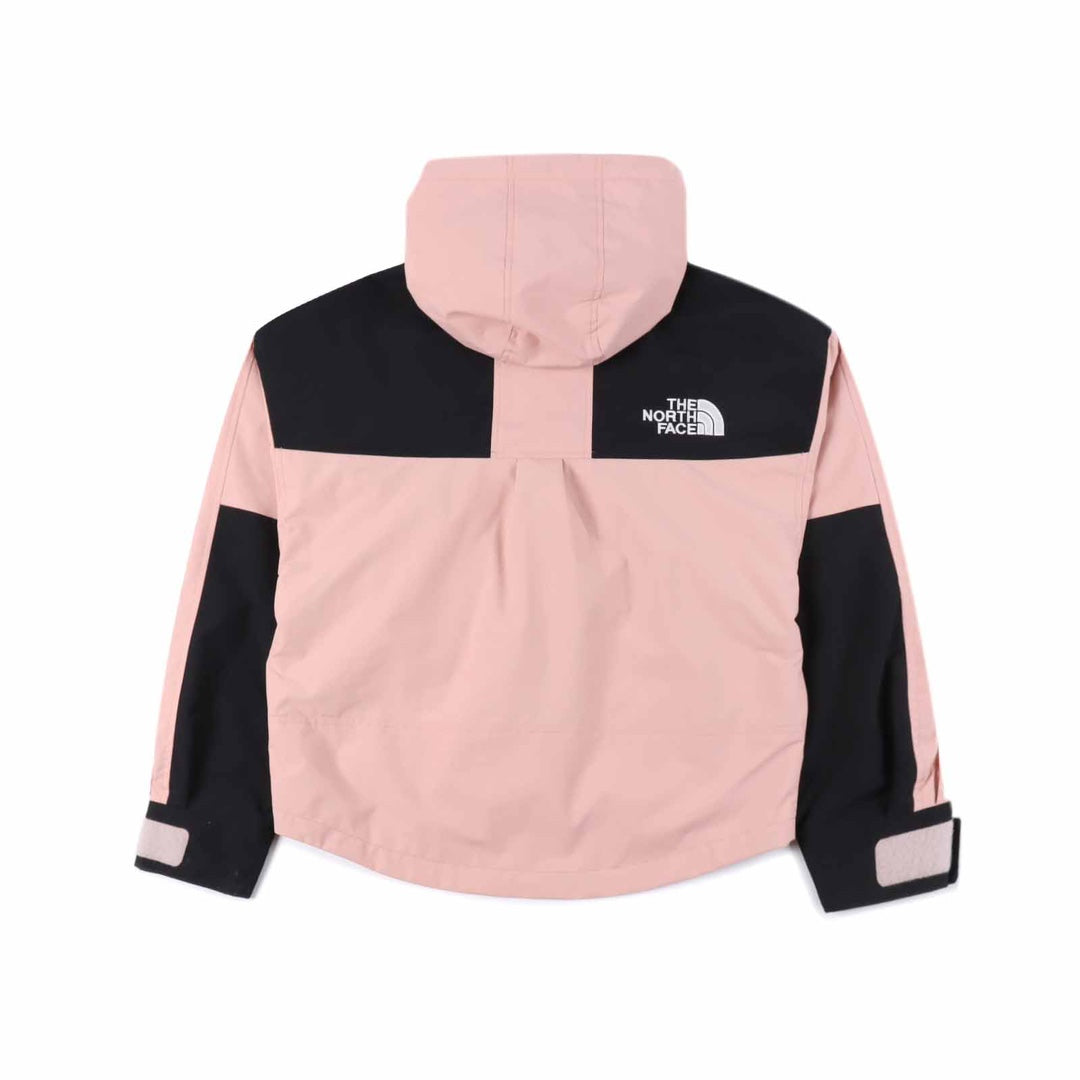 The North Face Women's Cropped Hooded Jacket Pink Black Color Block