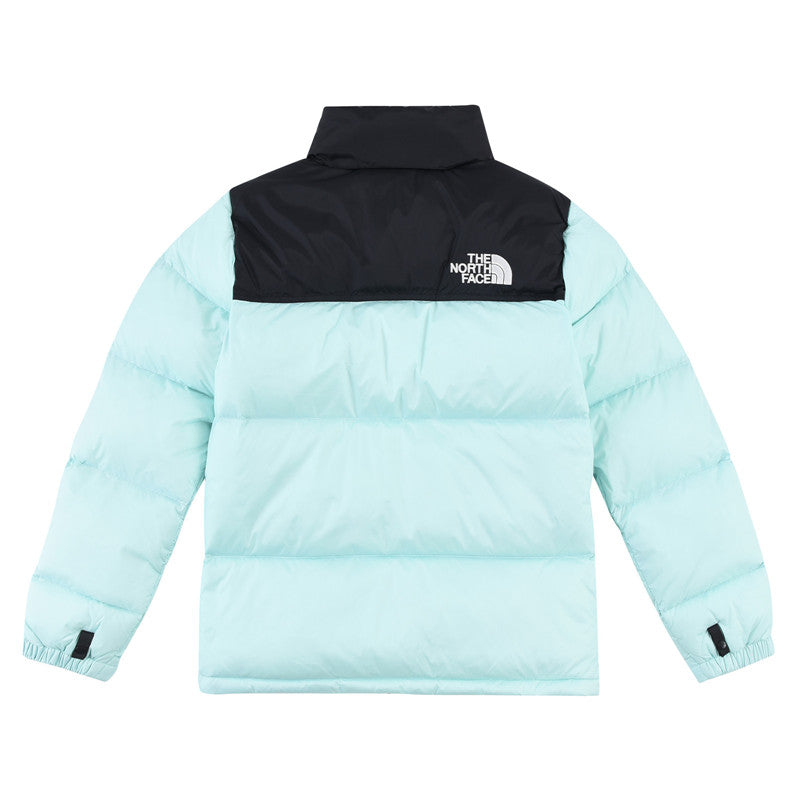 The North Face 1996 Retro Nuptse Jacket – Mint Green & Black Color Block | Women's & Men's Styling