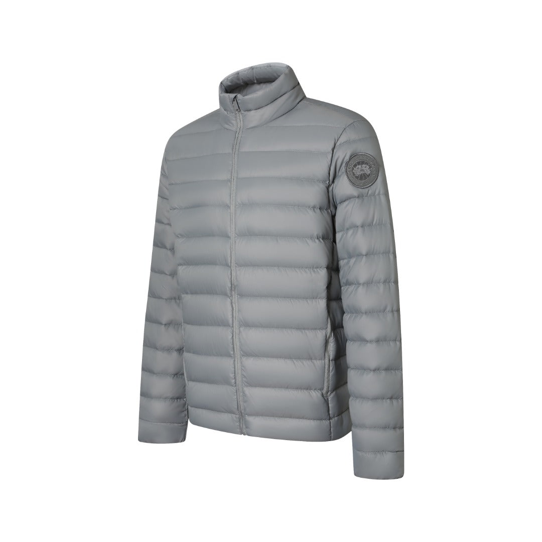 Canada Goose Women's Men's Lightweight Stand Collar Puffer Jacket - Grey