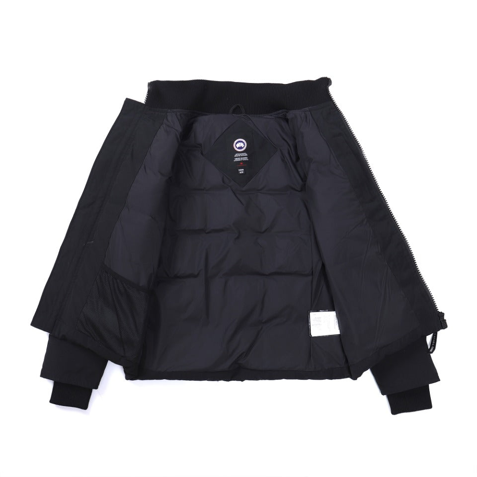 Canada Goose Women's Men's Black Label Cropped Puffer Jacket