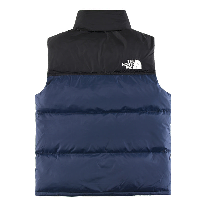 The North Face 700 Fill Color Block Puffer Vest | Black & Navy | Women's & Men's Layering Style