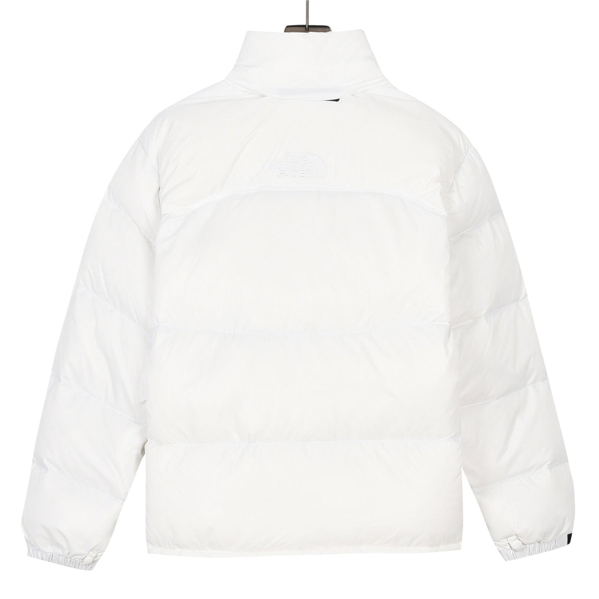 The North Face Stand Collar Puffer Jacket | Solid White | Women's & Men's Streetwear Style
