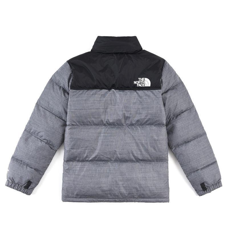The North Face Men's Puffer Jacket – Grey & Black Color Block | Women's Styling