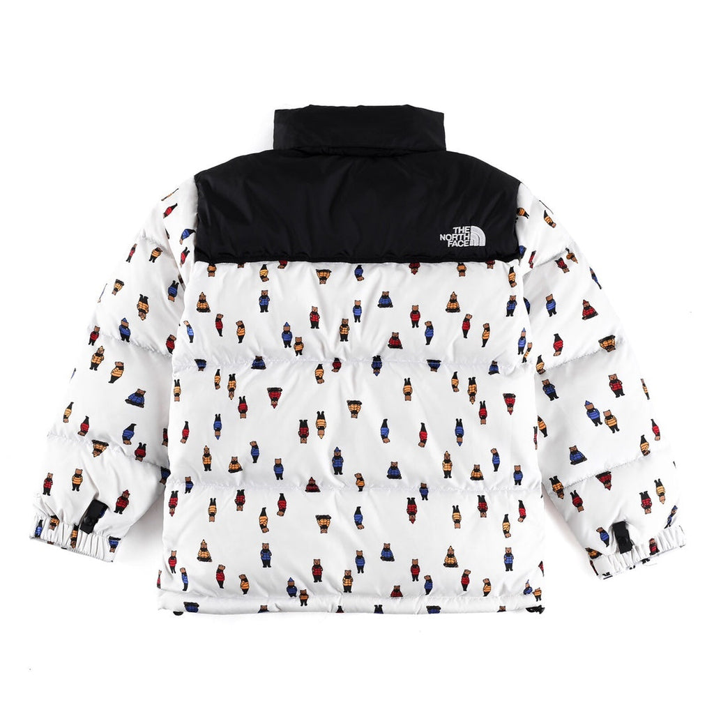 The North Face 1996 Retro Nuptse Jacket White Bear Print | Women's & Men's Streetwear
