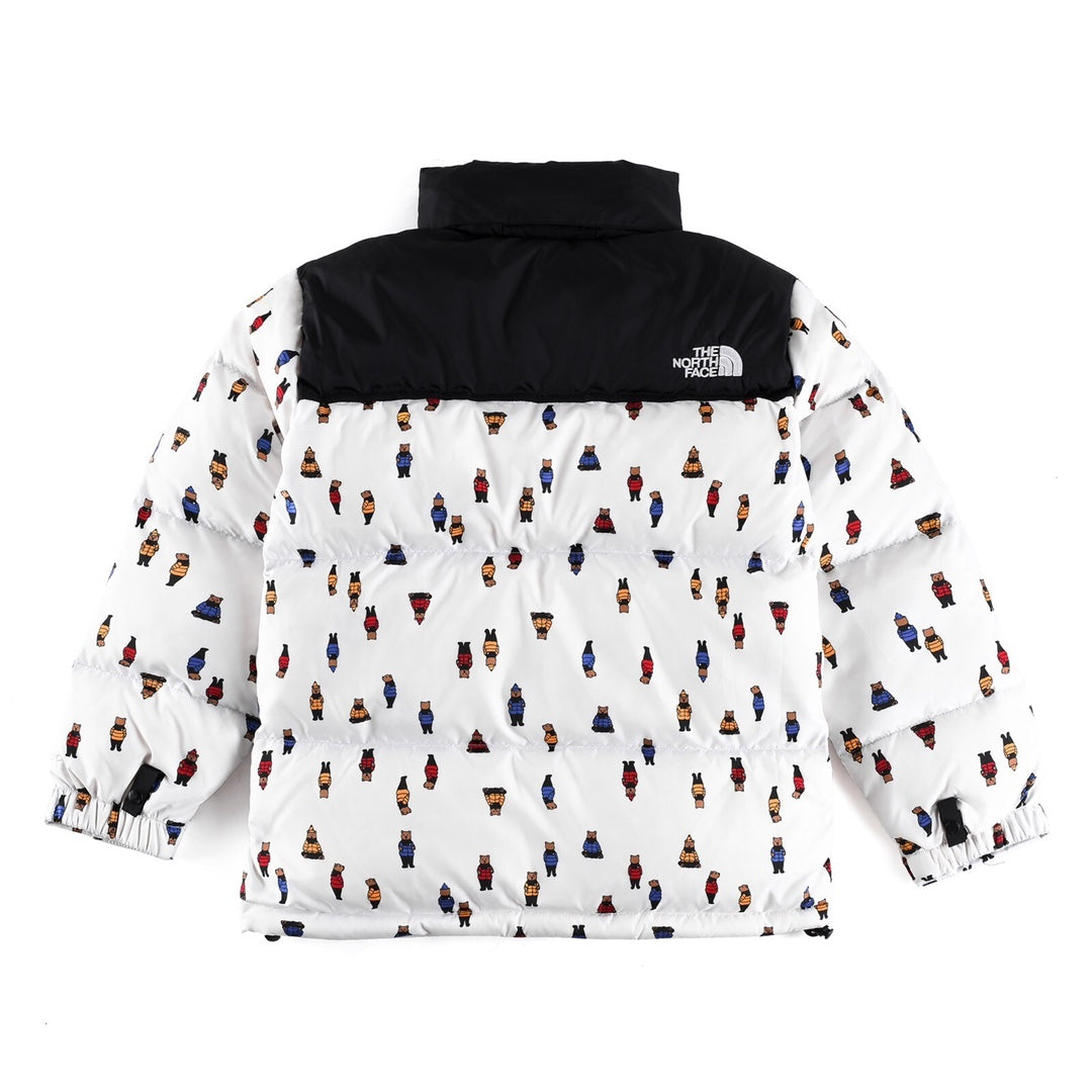 The North Face 1996 Retro Nuptse Jacket White Bear Print | Women's & Men's Streetwear