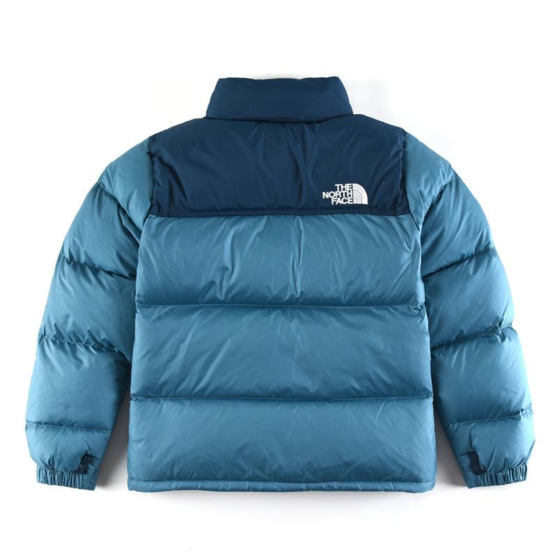 The North Face 1996 Retro Nuptse Jacket – Teal Color Block | Men's & Women's Styling