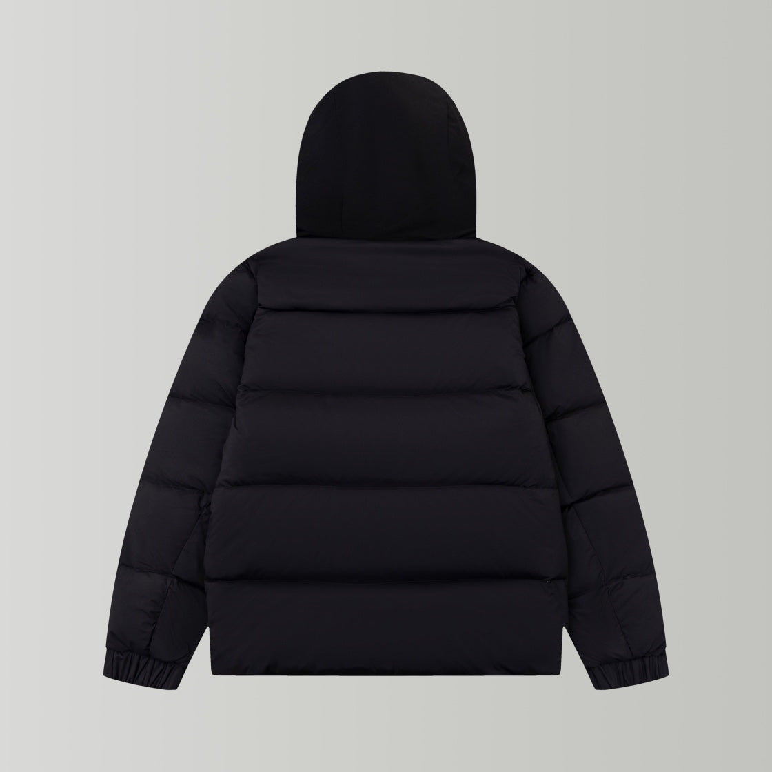 Moncler Women's Men's Thick Short Hooded Down Jacket - Black