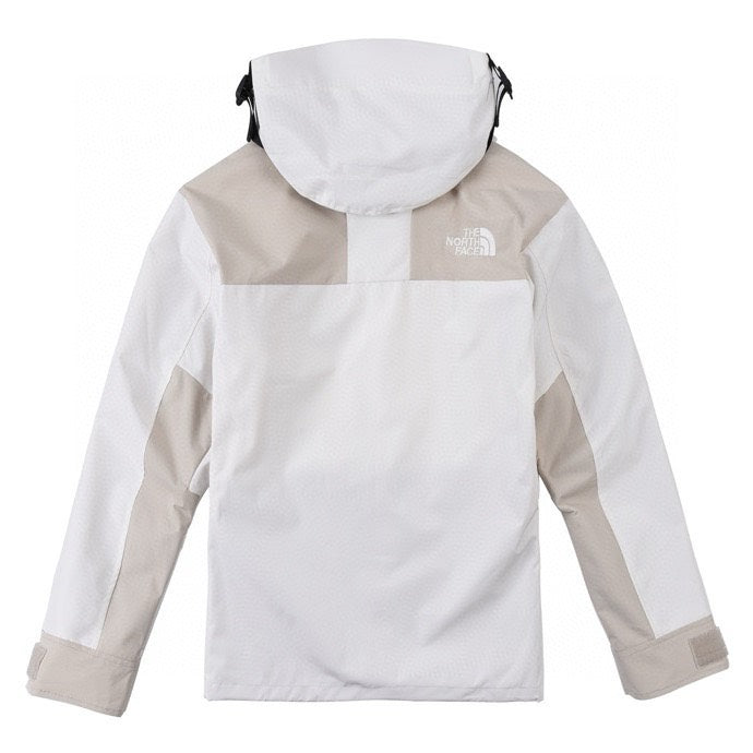 The North Face Mountain Jacket – White & Beige Color Block | Women's & Men's Styling