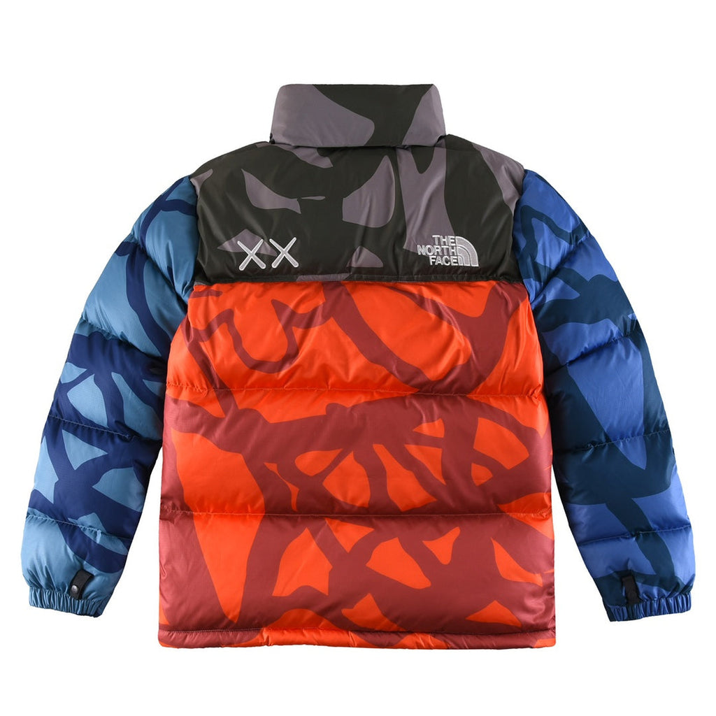 The North Face x KAWS 1996 Retro Nuptse Jacket Multi Camo | Women's & Men's Streetwear