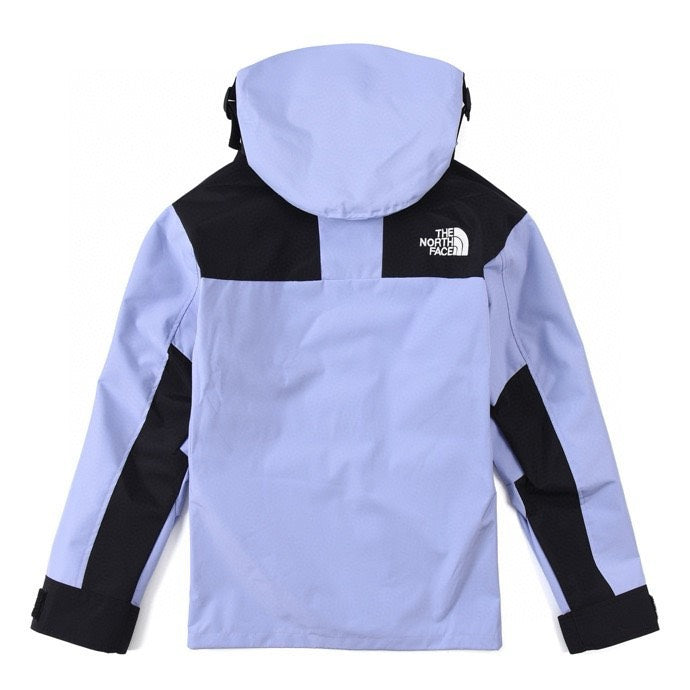 The North Face Mountain Jacket – Light Blue & Black Color Block | Women's & Men's Styling