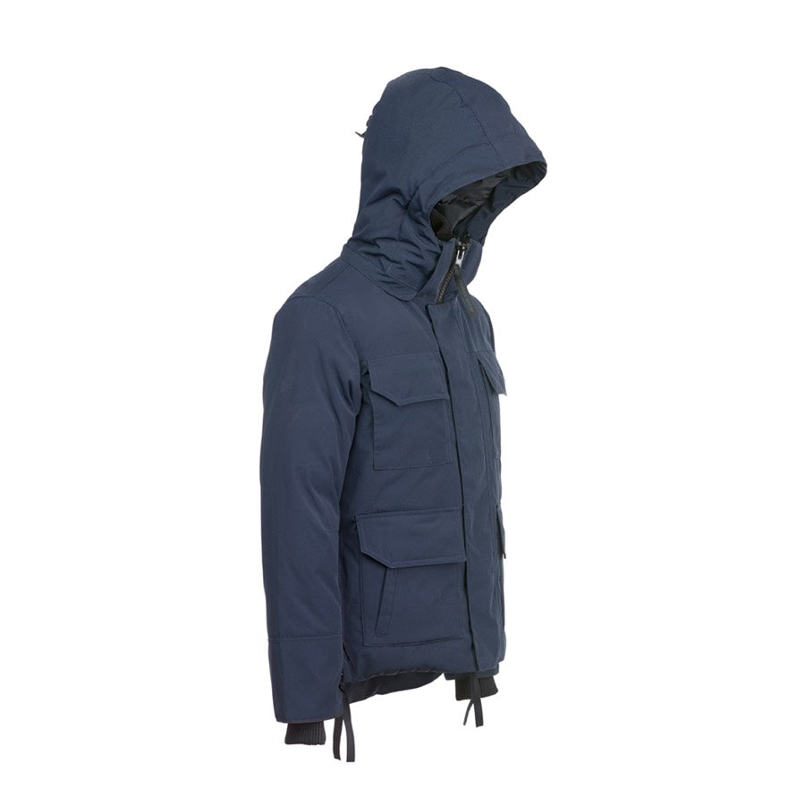 Canada Goose Women's Men's Black Label Down Parka Jacket - Navy
