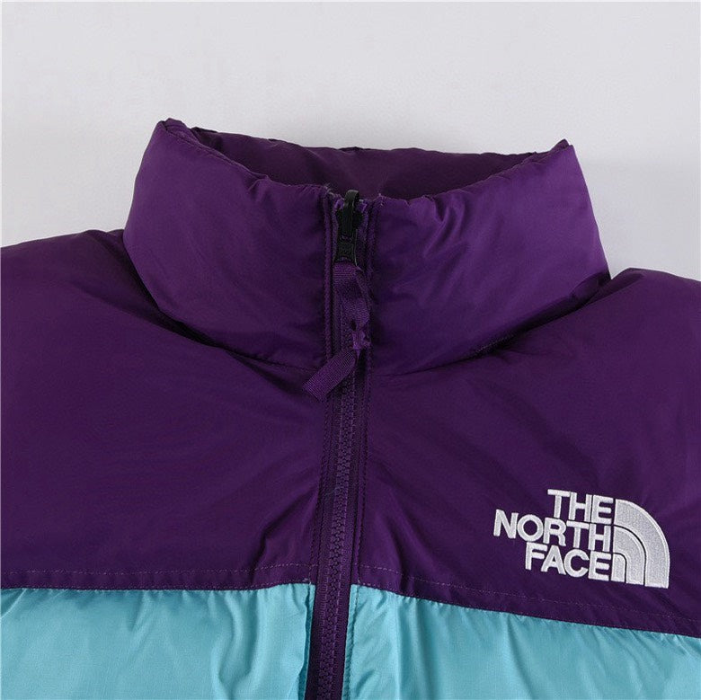 The North Face 1996 Retro Nuptse Jacket – Teal & Purple Color Block | Women's & Men's Styling