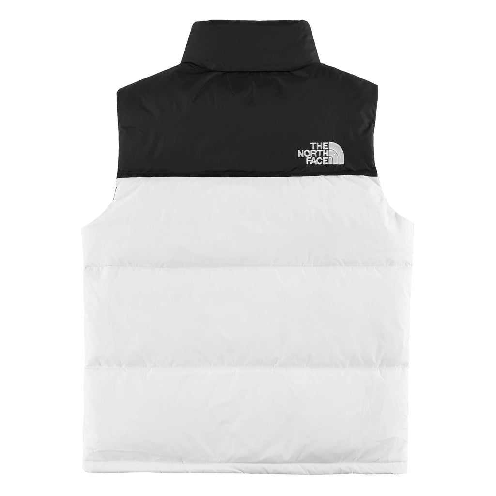 The North Face 700 Fill Color Block Puffer Vest | Black & White | Women's & Men's Layering Style
