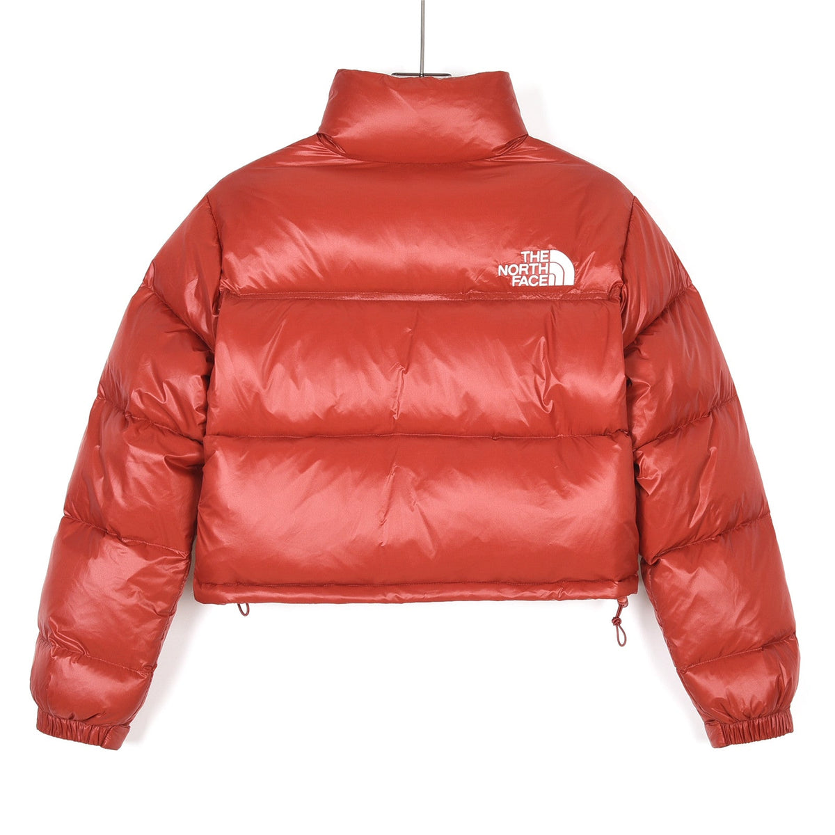 The North Face Cropped Puffer Jacket – Shiny Red | Women's & Men's Styling