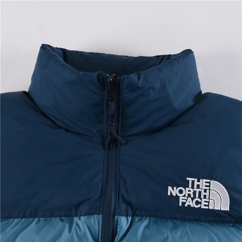 The North Face 1996 Retro Nuptse Jacket Teal Navy Color Block