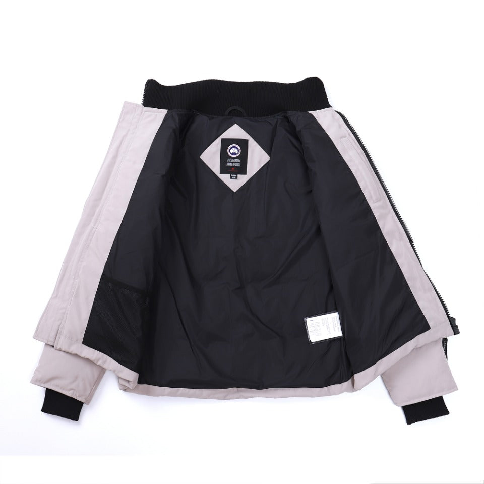 Canada Goose Women's Men's Black Label Cropped Puffer Jacket - Light Pink