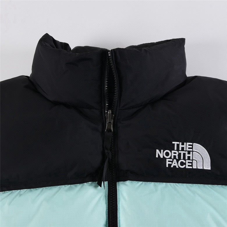 The North Face 1996 Retro Nuptse Jacket – Mint & Black Color Block | Women's & Men's Styling
