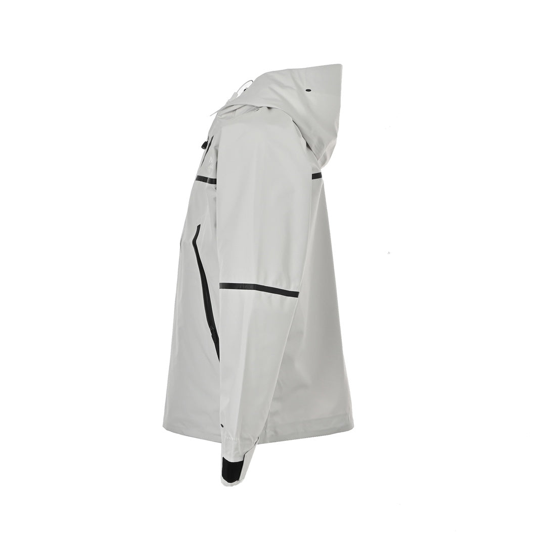 The North Face Women's Men's GORE-TEX Seam Tape Hooded Jacket - Off White & Black Waterproof Shell