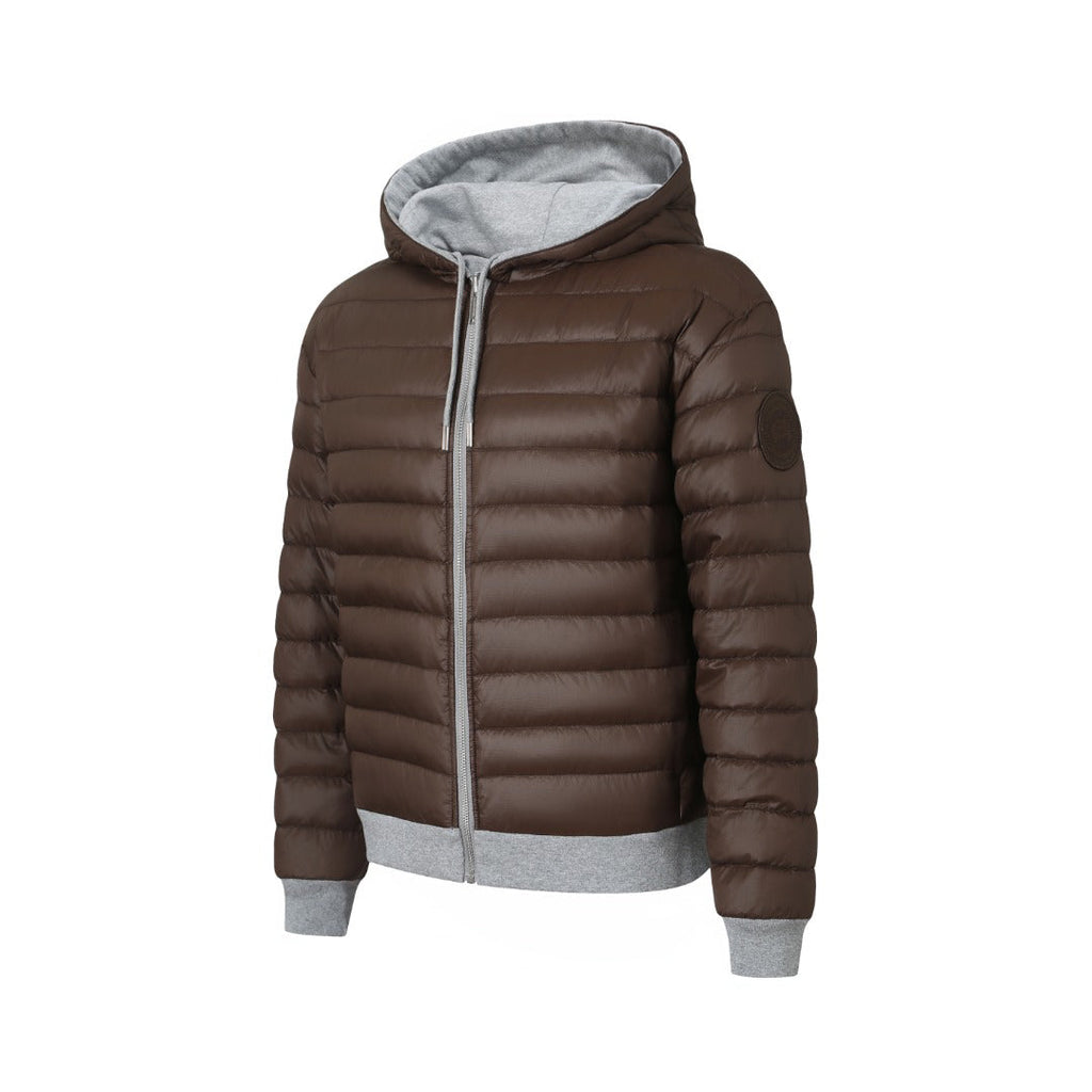 Canada Goose Women's Men's Fuse Reversible Hoody Down Jacket - Brown