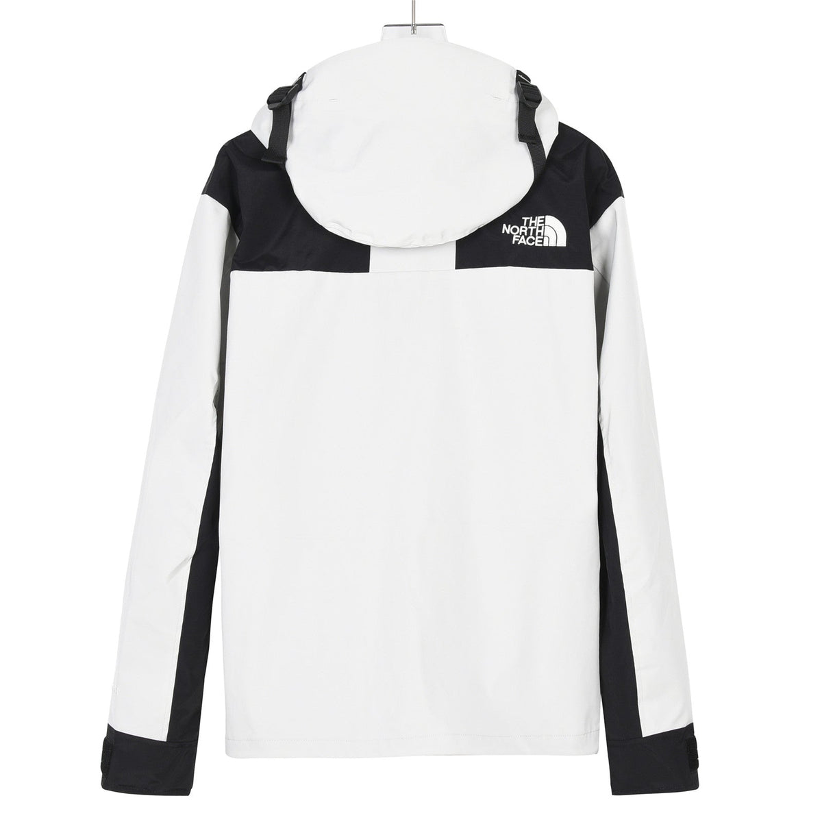 The North Face Men's Hooded Mountain Jacket | White & Black Color Block
