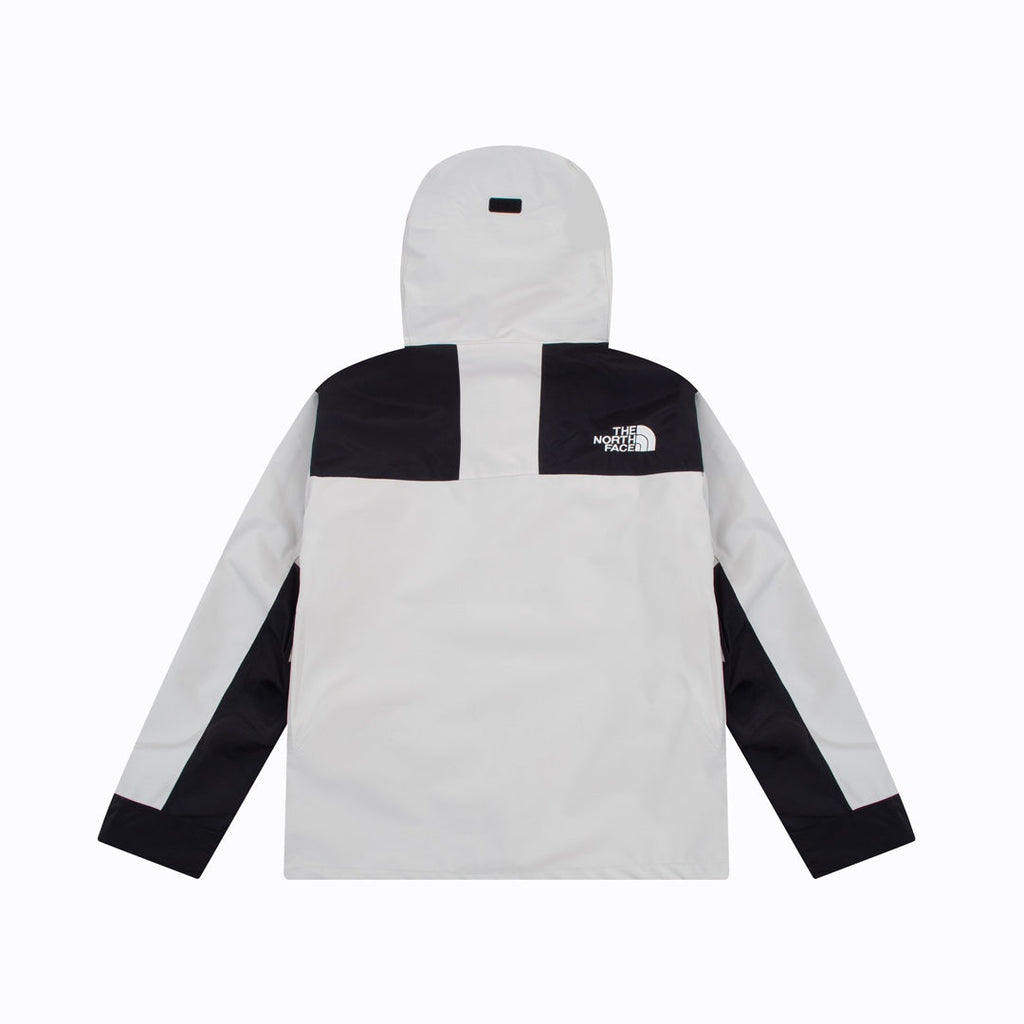 The North Face Men's GORE-TEX Hooded Mountain Jacket | Off-White & Black Color Block