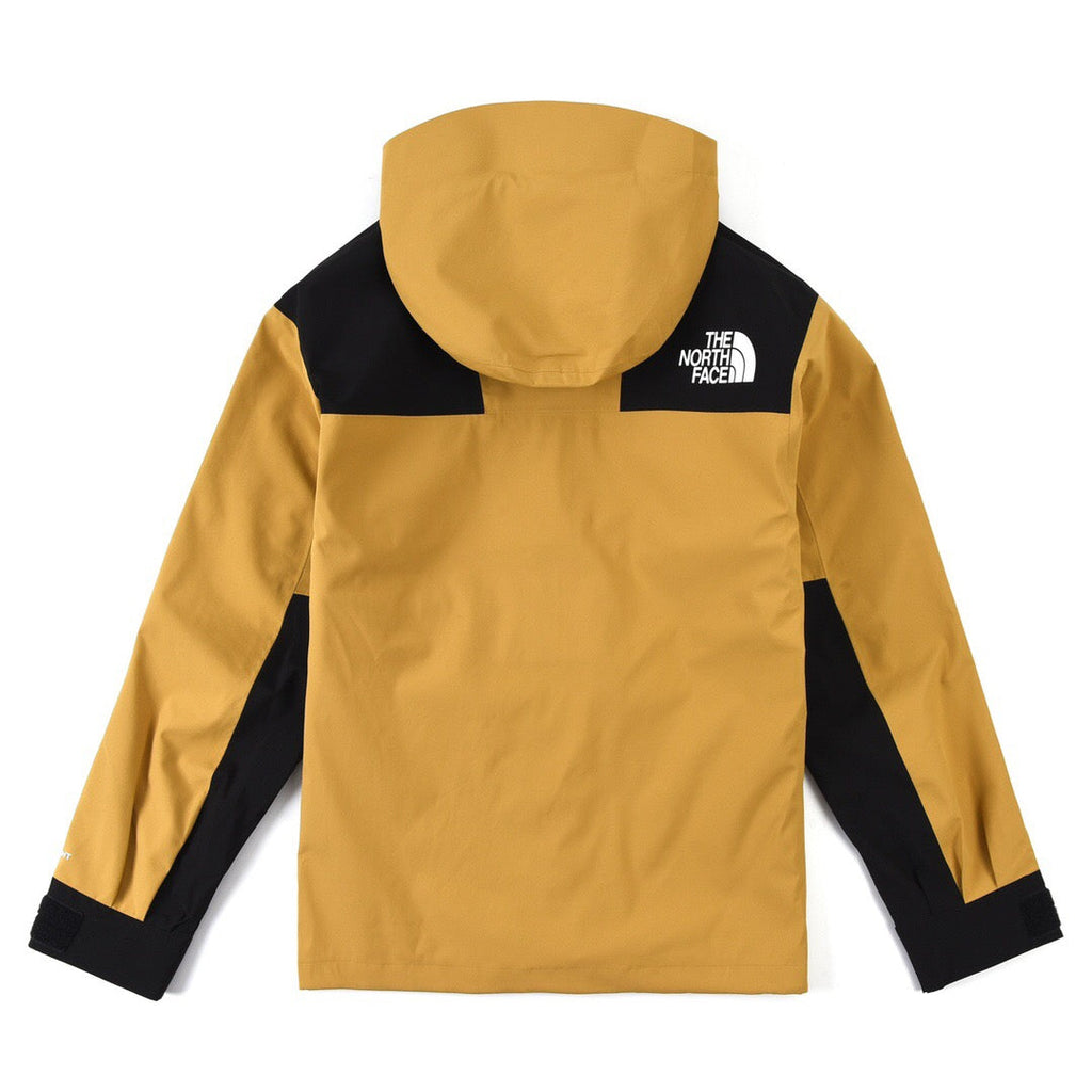The North Face Women's Men's FUTURELIGHT Hooded Mountain Jacket - Yellow & Black Color Block Waterproof Shell