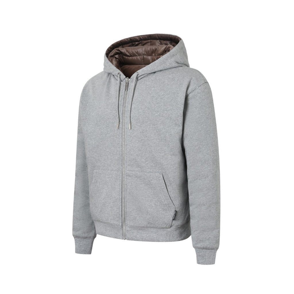 Canada Goose Women's Men's Full-Zip Hooded Down Jacket - Grey