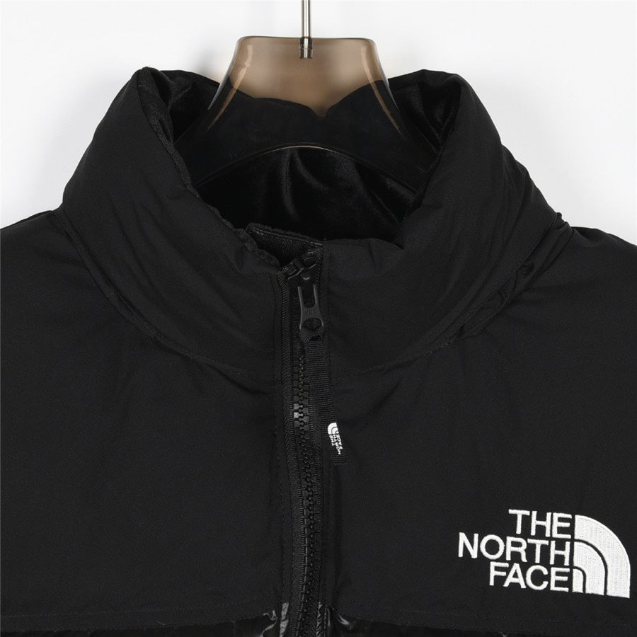 The North Face 1996 Retro Nuptse Jacket – Shiny Black Color Block | Women's & Men's Styling
