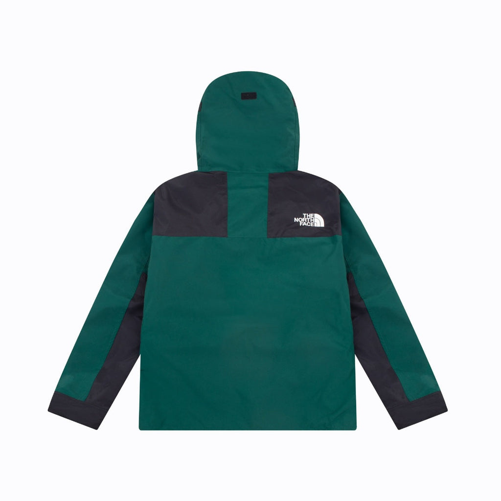 The North Face Men's GORE-TEX Hooded Mountain Jacket | Forest Green & Black Color Block