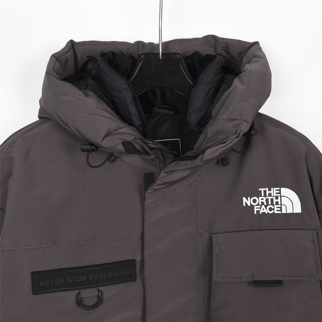 The North Face Multi-Pocket Hooded Parka | Dark Grey | Women's & Men's Utility Style