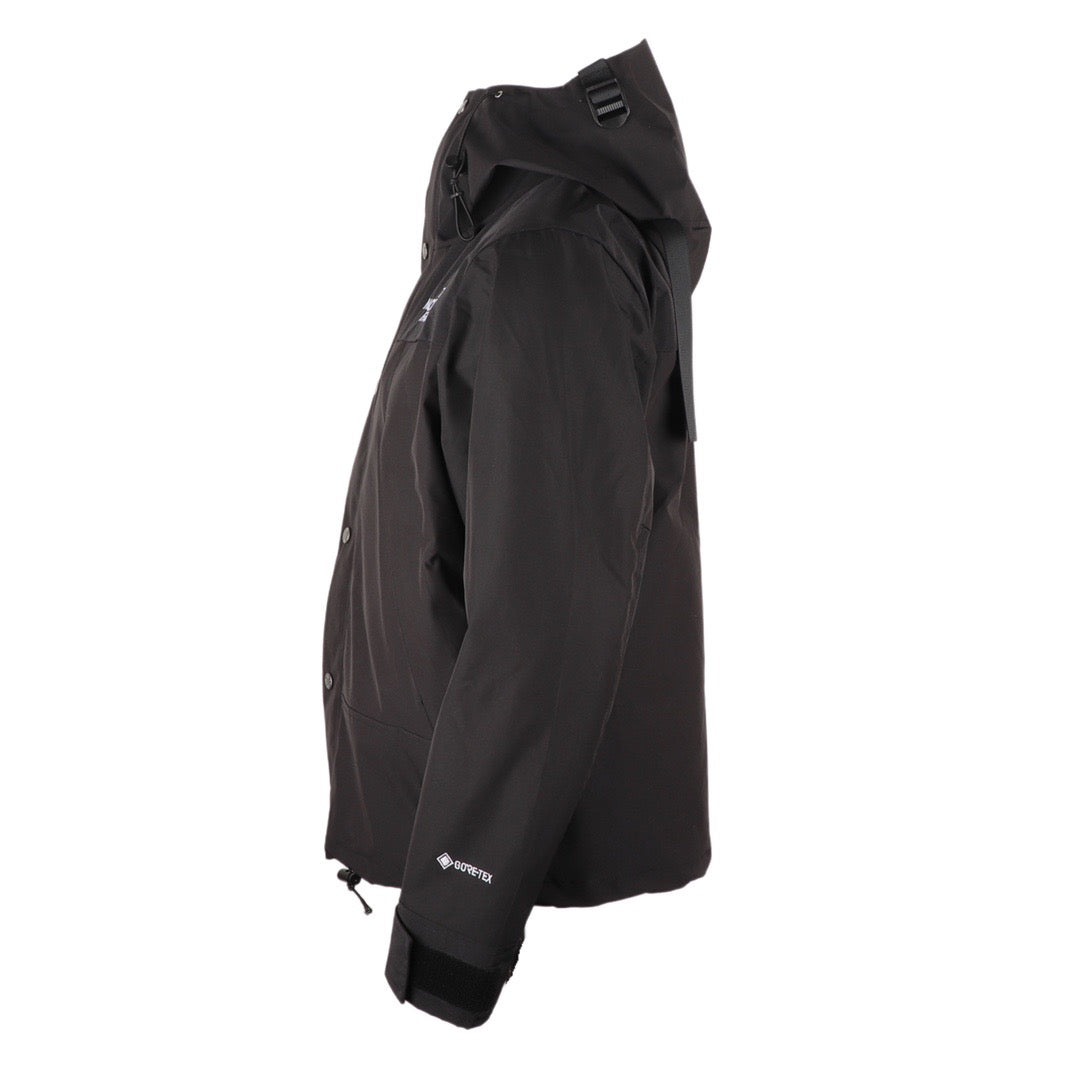 The North Face Women's Men's GORE-TEX Hooded Mountain Jacket - Black Waterproof Shell