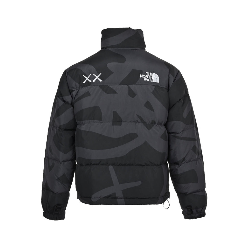 The North Face x KAWS 1996 Retro Nuptse Jacket Black Camo | Women's & Men's Streetwear